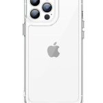 Nugarėlės dėklai iLike Apple iPhone 12 Pro Max Space Case hard cover with a gel frame Transparent White