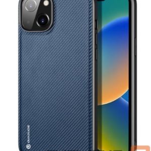 Nugarėlės dėklai Dux Ducis Apple iPhone 14 Fino case cover nylon-covered Blue