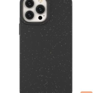 Nugarėlės dėklai Eco Apple iPhone 14 Pro silicone degradable cover Black