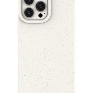 Nugarėlės dėklai Eco Apple Phone 14 Pro silicone degradable cover White