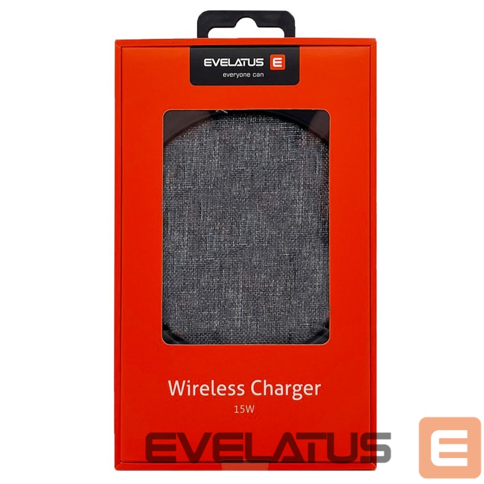 Belaidis įkroviklis Evelatus - Evelatus Wireless Desk charger EWC04 Fabric