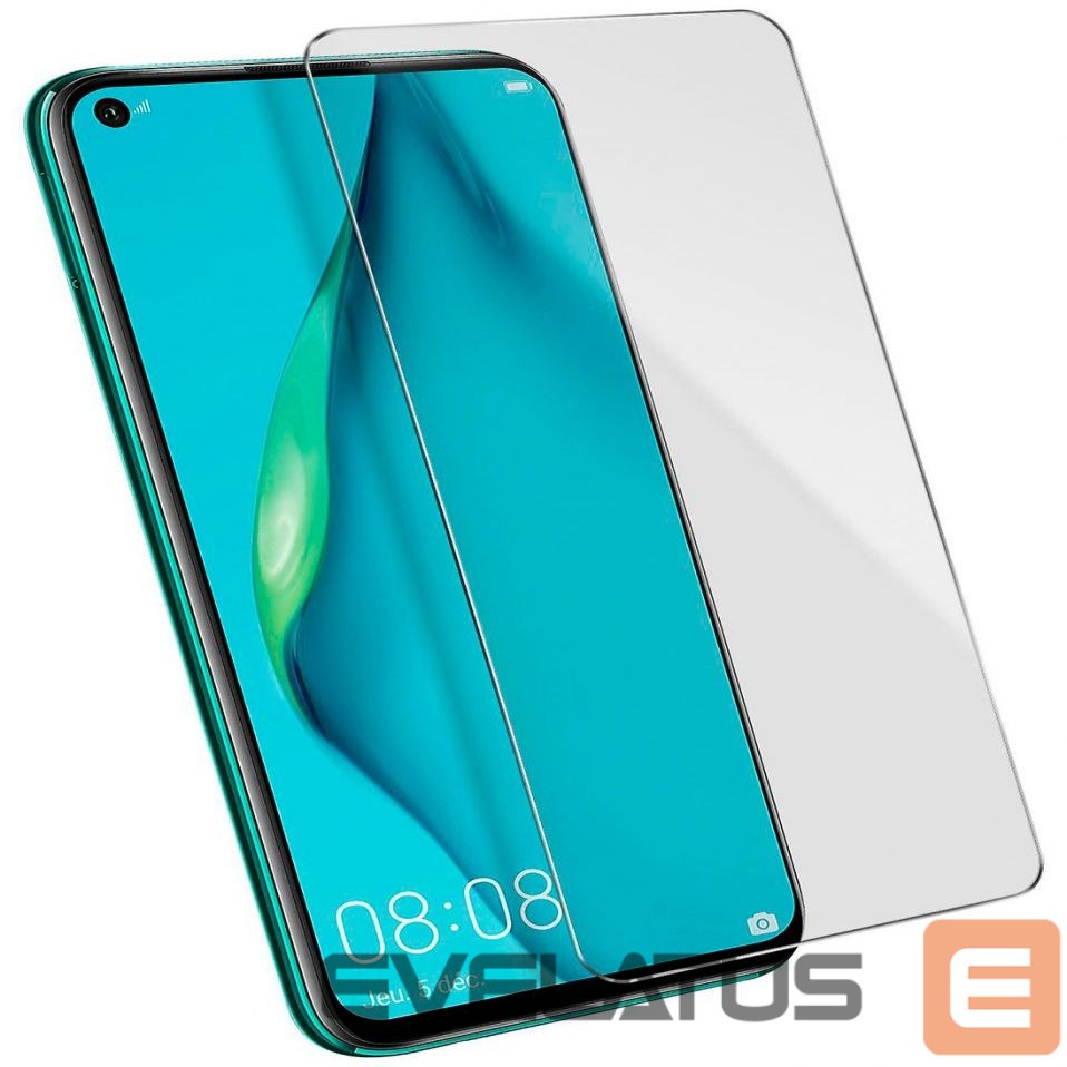 Apsauginiai stiklai Evelatus Huawei Huawei P40 lite 0.33 Flat Clear Glass Japan Glue Anti-Static