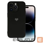 Nugarėlės dėklai Vennus Samsung GALAXY A13 4G PATTERN SILICONE HEART CASE FOR Black