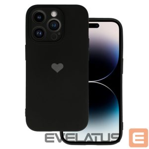 Nugarėlės dėklai Vennus Samsung GALAXY A13 4G PATTERN SILICONE HEART CASE FOR Black