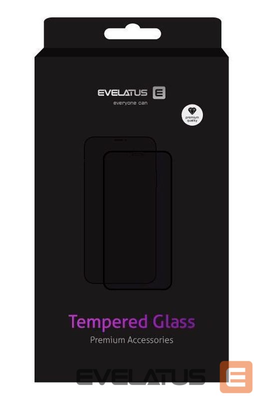 Apsauginiai stiklai Evelatus Huawei Huawei Y6p 2020 2.5D Full Cover Japan Glue Glass Anti-Static