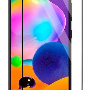 Apsauginiai stiklai iLike Samsung Samsung A31 2.5D Black Frame Full Glue