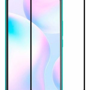 Apsauginiai stiklai iLike Xiaomi Xiaomi Redmi 9a 2.5D Black Frame Full Glue