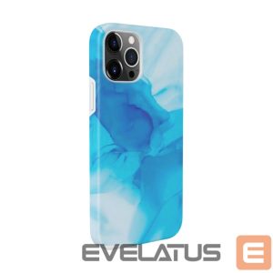 Nugarėlės dėklai Evelatus Apple iPhone 12 Pro Max Premium Silicone case Customized Print Blue
