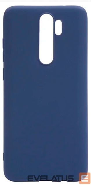 Nugarėlės dėklai Evelatus Xiaomi Redmi 9 Soft Touch Silicone Blue