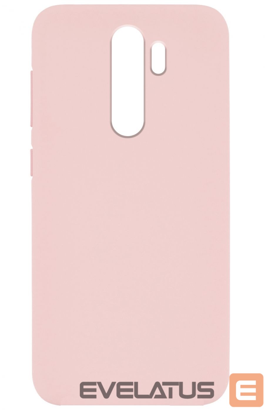 Nugarėlės dėklai Evelatus Xiaomi Redmi 9 Soft Touch Silicone Beige