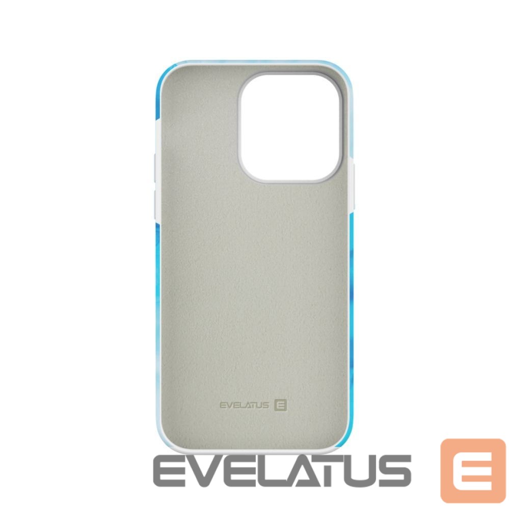 Nugarėlės dėklai Evelatus Apple iPhone 14 Pro Max Silicone case Customized Print Blue