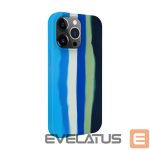 Nugarėlės dėklai Evelatus Apple iPhone 13 Pro Max Silicone case Multi-Colored Blue