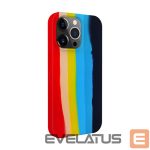 Nugarėlės dėklai Evelatus Apple iPhone 13 Pro Max Silicone case Multi-Colored Rainbow