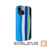 Nugarėlės dėklai Evelatus Apple iPhone 14 Multi-Colored Silicone Case Blue