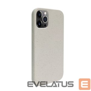 Nugarėlės dėklai iLike Apple iPhone 12 Pro Max Silicone plastic case Eco Print Design White