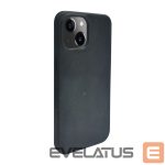 Nugarėlės dėklai iLike Apple iPhone 14 Silicone plastic case Eco Print Design Black