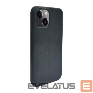 Nugarėlės dėklai iLike Apple iPhone 14 Silicone plastic case Eco Print Design Black