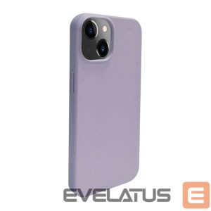 Nugarėlės dėklai iLike Apple iPhone 14 Silicone plastic case Eco Print Design Flower Purple
