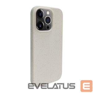 Nugarėlės dėklai iLike Apple iPhone 14 Pro Max Silicone plastic case Eco Print Design White