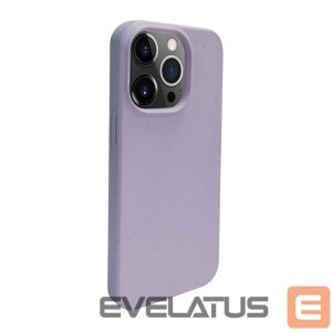 Nugarėlės dėklai iLike Apple iPhone 14 Pro Max Silicone plastic case Eco Print Design Flower Purple