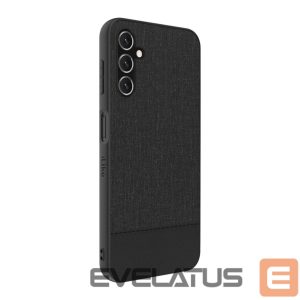 Nugarėlės dėklai iLike Samsung Galaxy A14 5G Plastic Leather Back Cover Black