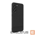 Nugarėlės dėklai iLike Samsung Galaxy S23 Plastic Leather Back Cover Black
