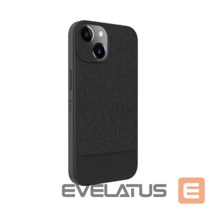 Nugarėlės dėklai iLike Apple iPhone 14 Plastic Leather Back Cover Black
