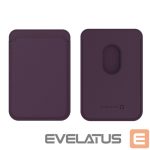 Universali kišenė telefono korpusui Evelatus Universal iPhone Genuine leather wallet with MagSafe Deep Purple