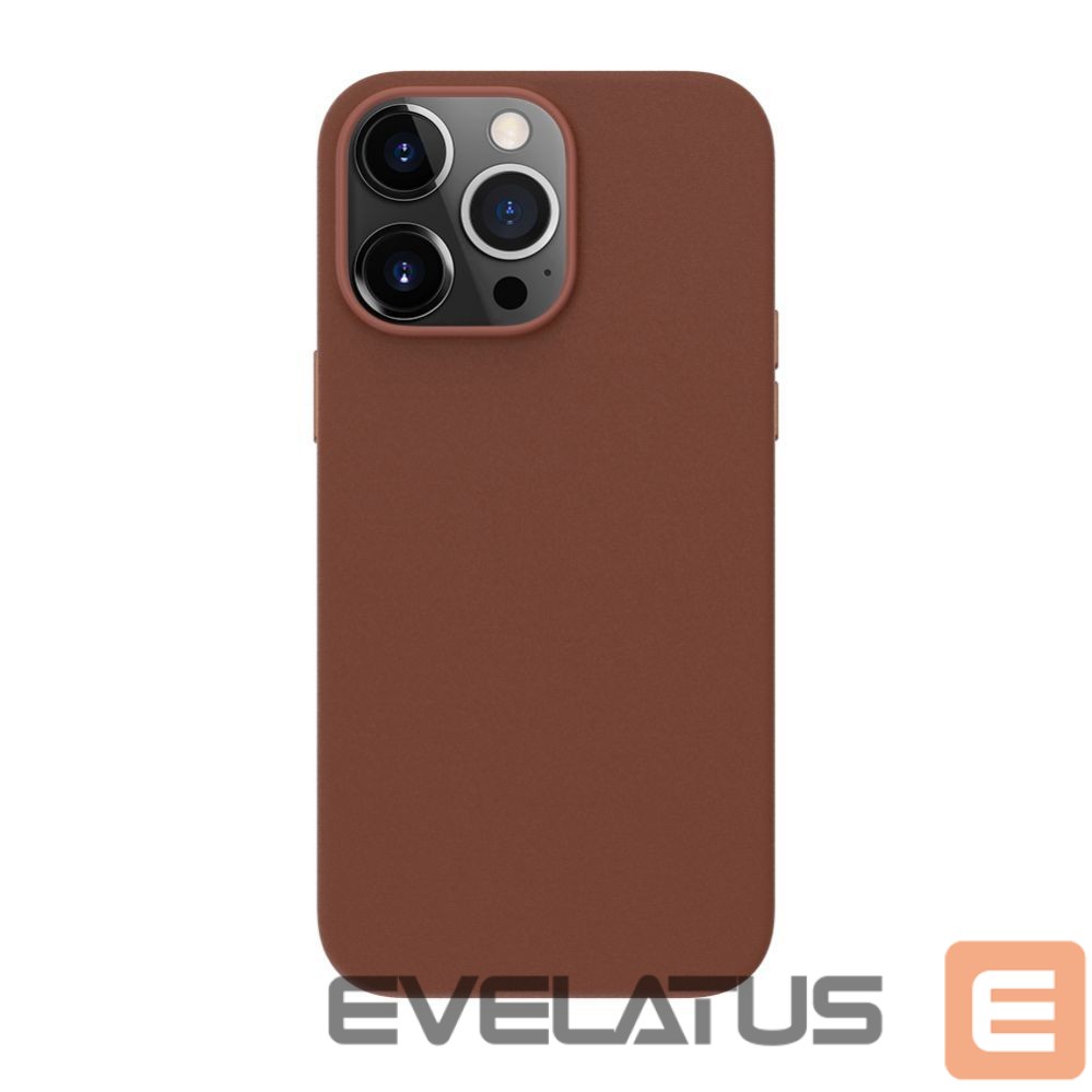 Nugarėlės dėklai Evelatus Apple iPhone 14 Pro Max Genuine Leather case with MagSafe Brown