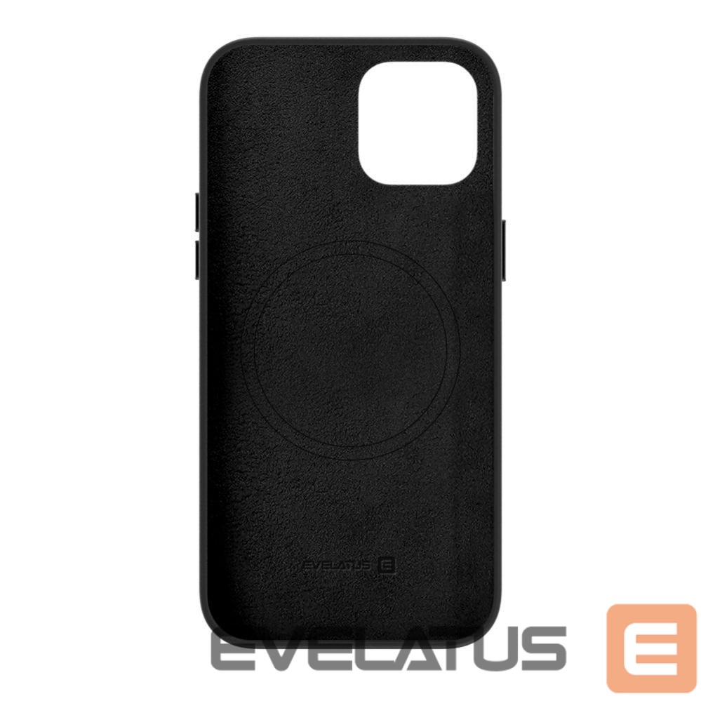 Nugarėlės dėklai Evelatus Apple iPhone 13 Premium Magsafe Soft Touch Silicone Case Black
