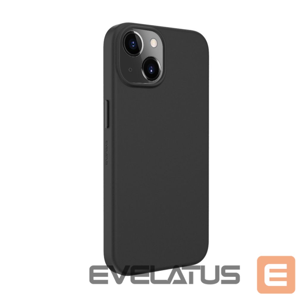 Nugarėlės dėklai Evelatus Apple iPhone 13 Premium Magsafe Soft Touch Silicone Case Black