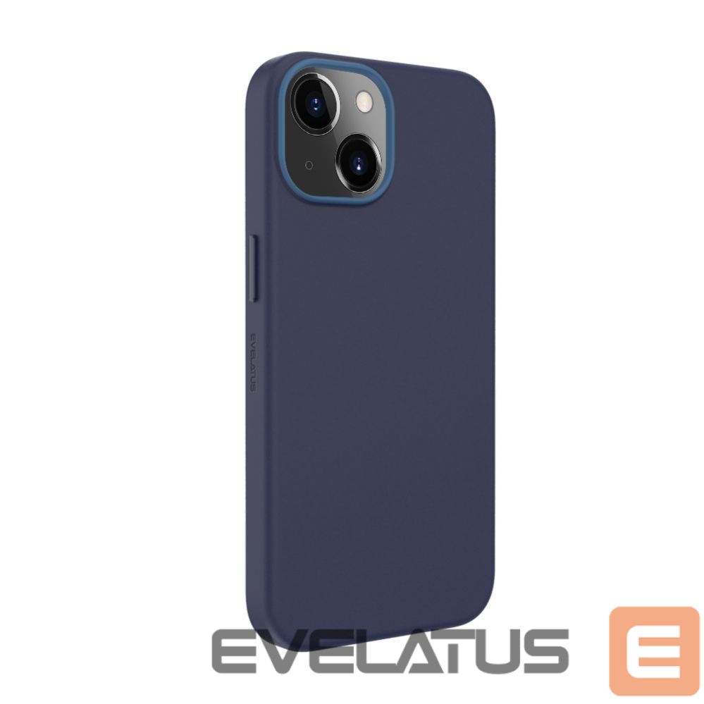 Nugarėlės dėklai Evelatus Apple iPhone 13 Premium Magsafe Soft Touch Silicone Case Blue