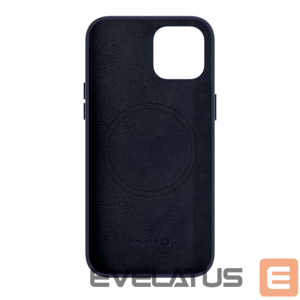 Nugarėlės dėklai Evelatus Apple iPhone 13 Premium Magsafe Soft Touch Silicone Case Blue