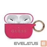 Dėklai ausinėms Guess - AirPods Pro Silicone case Fuchsia