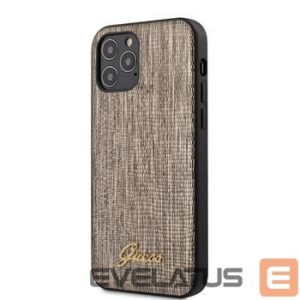 Nugarėlės dėklai Guess - iPhone 12 Pro Max Lizard Cover Gold