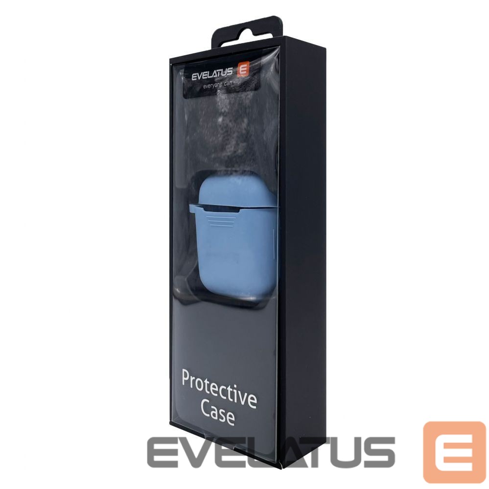 Dėklai ausinėms Evelatus Apple Airpods Case EAC04 Blue