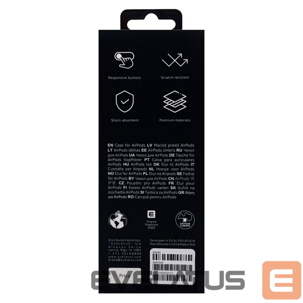 Dėklai ausinėms Evelatus Apple Airpods Pro Case EAC04 Pink