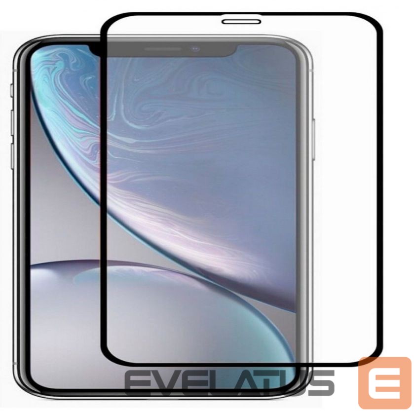 Apsauginiai stiklai Evelatus Apple iPhone 12/12 Pro Rubber Anti-Broken 3D Glass Full Cover Japan Glue Anti-Static