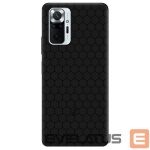 Nugarėlės dėklai Evelatus Xiaomi Redmi Note 10 Pro Nano Silicone Case Soft Touch TPU Black