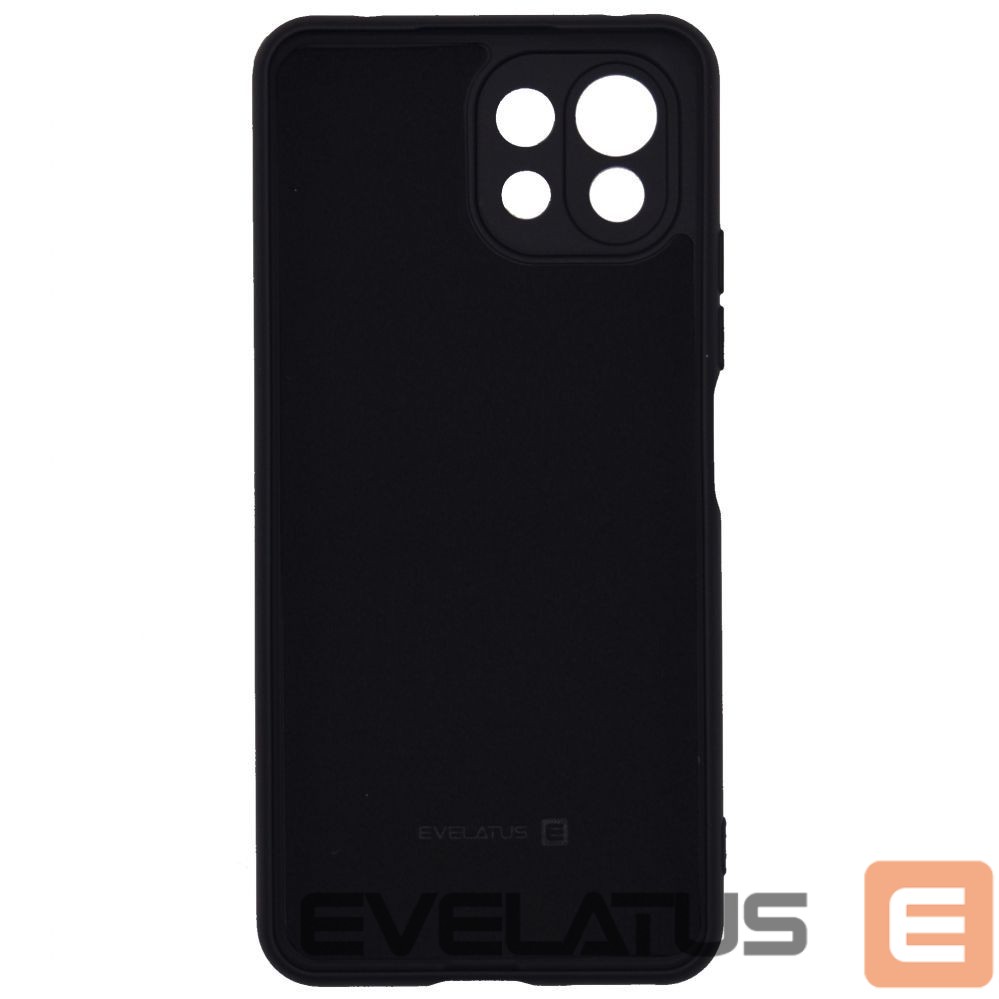 Nugarėlės dėklai Evelatus Xiaomi Mi 11 Lite/11 Lite 5G/11 Lite 5G NE Nano Silicone Case Soft Touch TPU Black