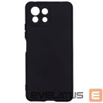 Nugarėlės dėklai Evelatus Xiaomi Mi 11 Lite/11 Lite 5G/11 Lite 5G NE Nano Silicone Case Soft Touch TPU Black
