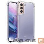 Nugarėlės dėklai Evelatus Samsung Galaxy S21 Plus Military Shockproof Silicone Case TPU Transparent