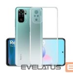 Nugarėlės dėklai Evelatus Xiaomi Redmi Note 10/10S/Poco M5s Military Shockproof Silicone Case TPU Transparent