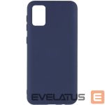 Nugarėlės dėklai Evelatus Samsung Galaxy A02s Nano Silicone Case Soft Touch TPU Midnight Blue