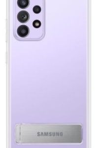 Nugarėlės dėklai Samsung - Galaxy A72 Clear View Standing Cover Transparent