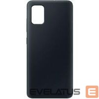 Nugarėlės dėklai Evelatus Xiaomi Mi 11 Nano Silicone Case Soft Touch TPU Black
