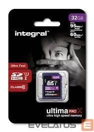 Atminties kortelės Integral  16 GB class 10 INSDH16G10-95/60U1