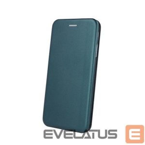 Knygos tipo dėklas dėklai iLike Samsung Galaxy A22 4G Book case V1 Dark Green
