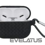 Dėklai ausinėms iLike Apple Airpods 3 Braid case Black