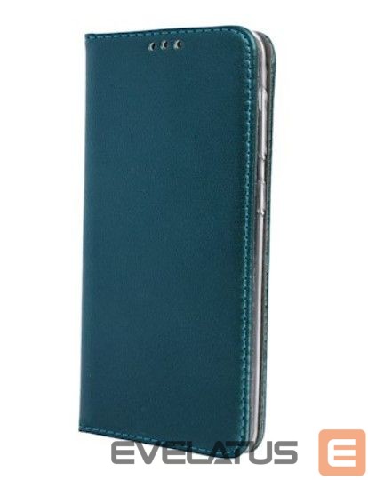 Knygos tipo dėklas dėklai iLike Samsung Galaxy A34 5G Smart Magnetic case Dark Green